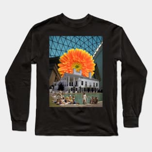 Bank Holiday - Surreal/Collage Art Long Sleeve T-Shirt